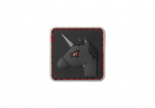 JTG Angry Unicorn Rubber Patch - Multicolor