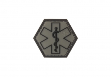 JTG Paramedic Hexagon Rubber Patch - Ranger Green