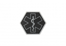 JTG Paramedic Hexagon Rubber Patch - SWAT