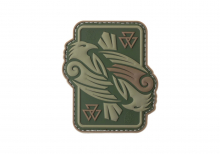 JTG Odins Raven Rubber Patch - Grün
