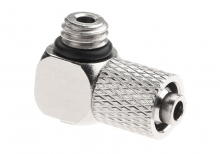 EPeS HPA 6mm Hose Coupling with Screwed Catch 90 Degree Outer M6 Thread