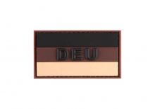 JTG Small German Flag Rubber Patch - Desert