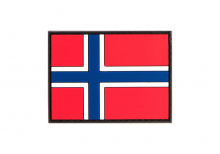 JTG Norway Flag Rubber Patch - Multicolor