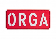 JTG ORGA Rubber Patch - Rot