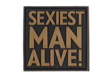 JTG Sexiest Man Alive Patch - Schwarz
