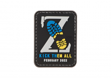 JTG Kick Them All Z Patch - Blau
