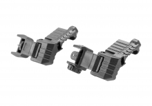 DLG Tactical Offset Iron Sight Set High Profile – Schwarz