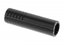 Manta 8 x 1.75 Inch ID Large Smooth Suppressor Cover – Schwarz