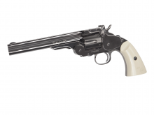 ASG Schofield CO₂ Revolver 6 Zoll – Steel Grey, 4,5 mm (.177) BB, ca. 2,9 J