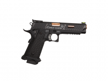 STI Combat Master Airsoft Pistole – CO₂ / Gas Blowback, Schwarz, 6 mm BB