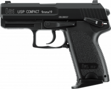Heckler & Koch USP Compact – 6 mm, Gas, < 1,0 J