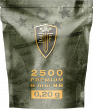 Elite Force Premium BBs – 6 mm, 0,20 g, weiß, 2.500 St., Zip-Beutel