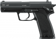 Heckler & Koch USP Airsoft CO₂ 6 mm BB – Full Metal Slide – Schwarz –