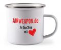 Tasse "Airweapon.de -Ihr Gun Shop mit Herz"