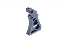 CNC aluminum trigger for STORM PC1 replicas Grey