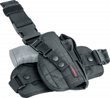Umarex Beinholster Nylon - Typ A, für große Pistolen, mit Magazintasche