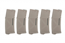 Mid-Cap 130/ 30 Schuss Arcturus EMM M4/M16 Variable-Cap Magazin für M4/M16 FDE (5 pack)