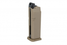 Green Gas 20-BB Magazin E&C für Glock 19 MA016 Flat Dark Earth Repliken