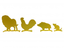 First Strike Stahlziele zum Aufstellen "Animals"