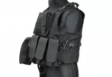 GFC Tactical AAV FSBE Taktische Weste - Schwarz