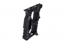JJ Airsoft Aluminium angle grip TD Minivert für KeyMod/M-LOK Schwarz