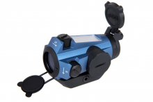 JJ Airsoft xFORCE XTSP Solar Rotpunktvisier mit niedriger Montage Blau