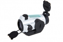 JJ Airsoft vXTSP Solar Rotpunktvisier mit niedriger Montage Silber