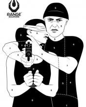 Range Solutions Hostage Zielscheibes 50 pcs