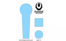 Range Solutions Steel Zielscheibes - 100 Pcs