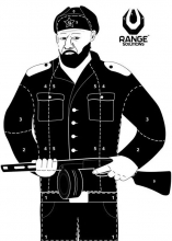 Range Solutions Soviet Shooting Target – 50 Pcs