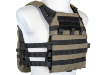 Specna Arms Tactical Plate - Carrier - Typ Weste mit Assault Panel Ranger Green
