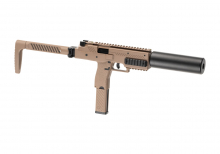 VORSK VMP-1 SMG Gas Blowback Airsoft – Semi Auto Set, Tan